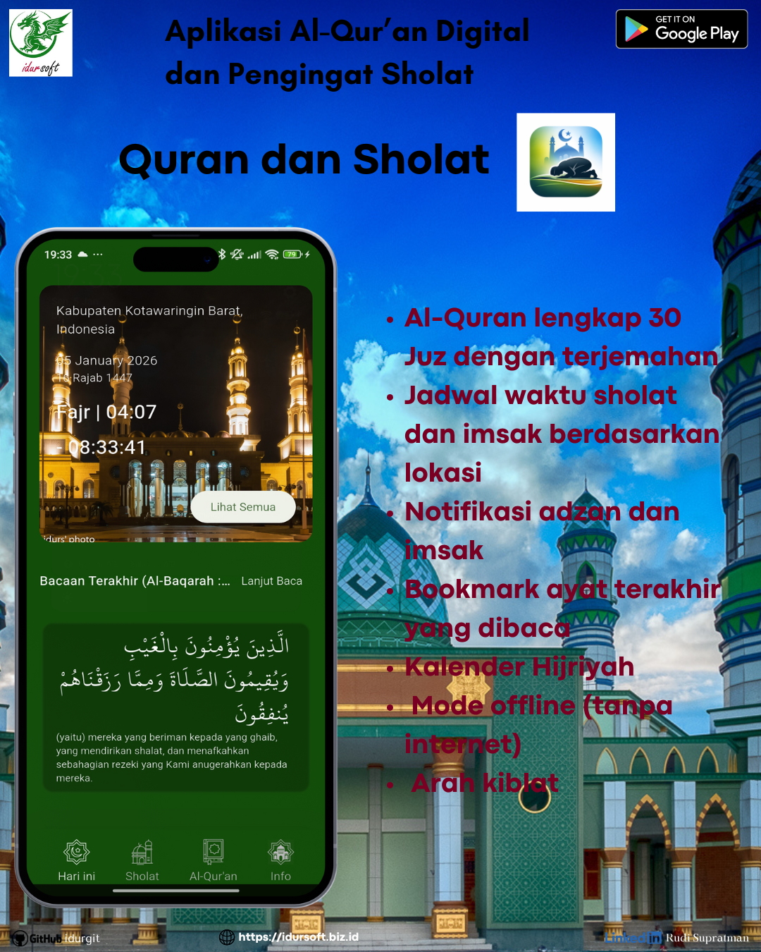 Quran dan Sholat Product